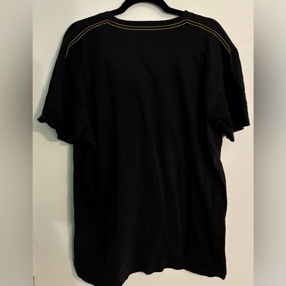 Nautica Jeans Co Mens Black Tee Blue White Skull Logo XL Short Sleeve Late 2000s - Picture 3 of 5